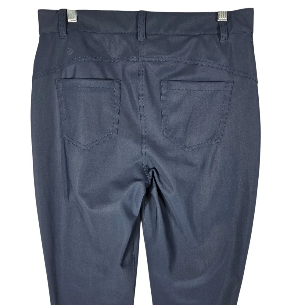 Lululemon City Sleek Slim-Fit HR Pant Women 31 Navy Blue High Rise LW5EJ8S